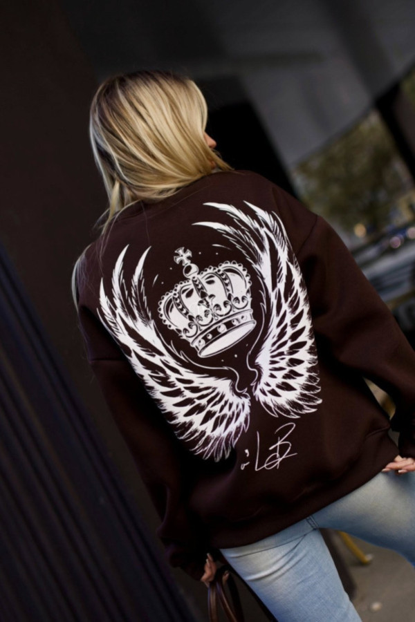 Bluza fly new edition czekoladowa