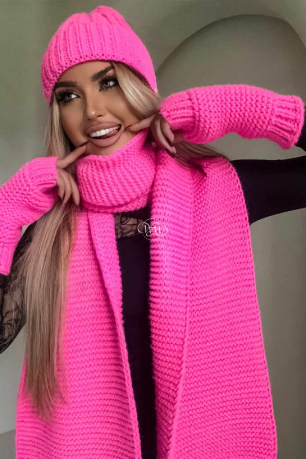 Komplet alaska - barbi róż