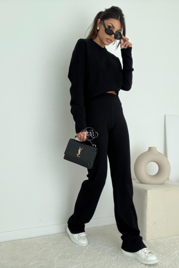 Komplet walia czarny