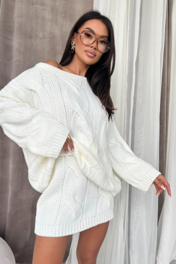 Sweter linon śmietanka