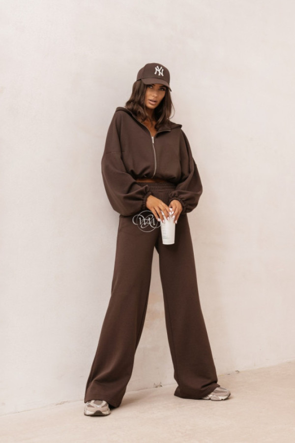 Komplet dresowy ricky czekoladowy