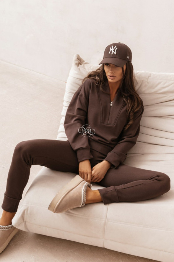 Komplet stilo czekoladowy