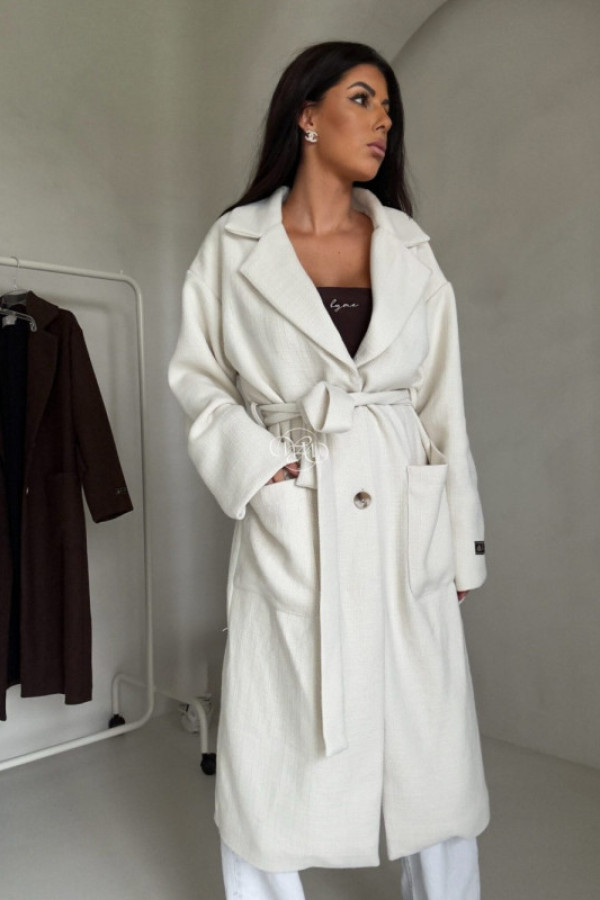 Płaszcz boss – ecru