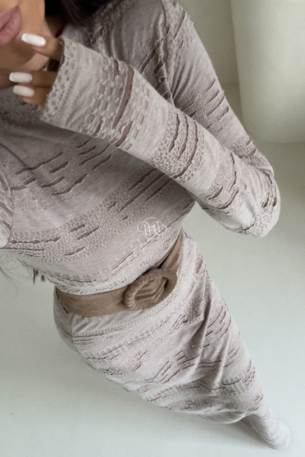 Komplet nife – beżowy