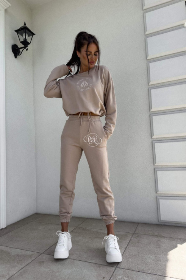 Komplet louis - beżowy