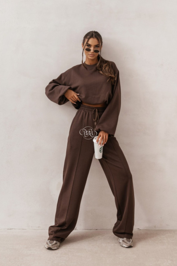 Komplet dresowy lotus czekolada