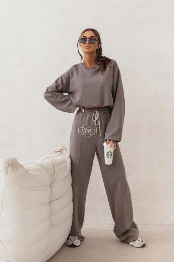 Komplet dresowy lotus szary