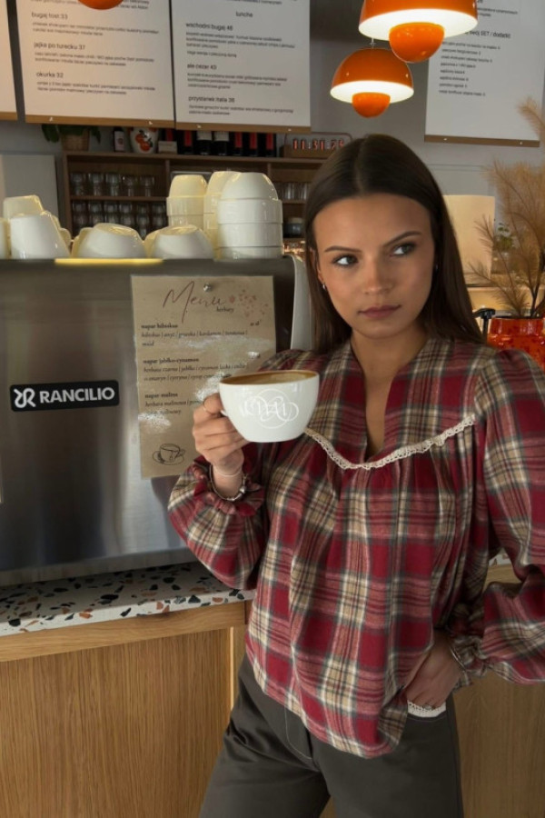 Koszula walle czerwona krata