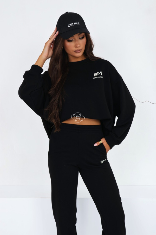 Komplet dresowy classic czarny