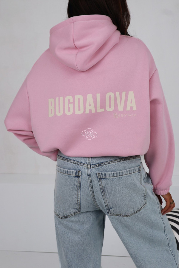 Bluza bugdalova słodki róż