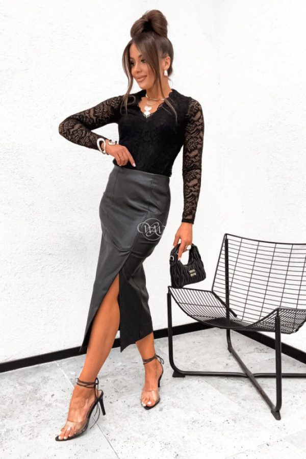 Spódnica britney ekoskóra czarna