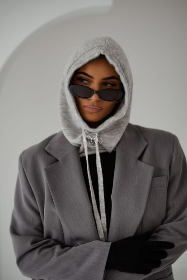 Balaklawa ermo szara