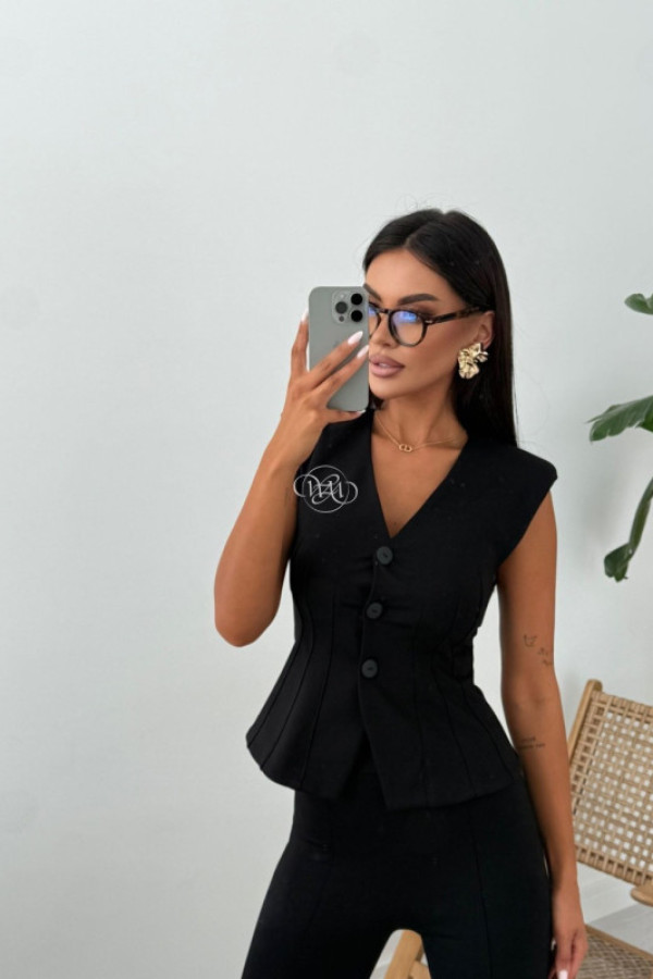 Kamizelka daren czarna