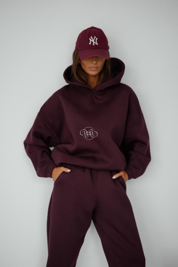 Bluza sanders burgund