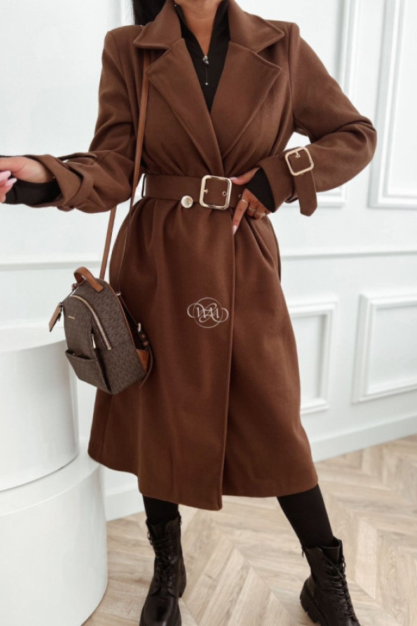 Płaszcz loria czekolada