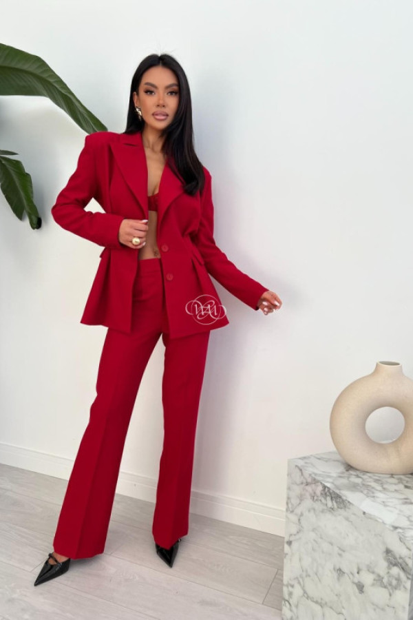 Spodnie alma czerwone