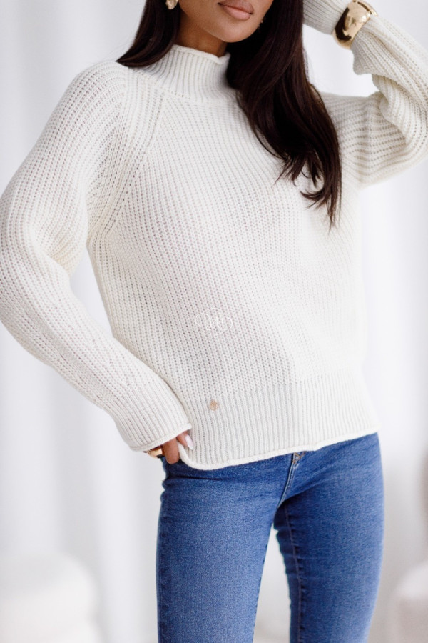 Półgolf alpaka ecru