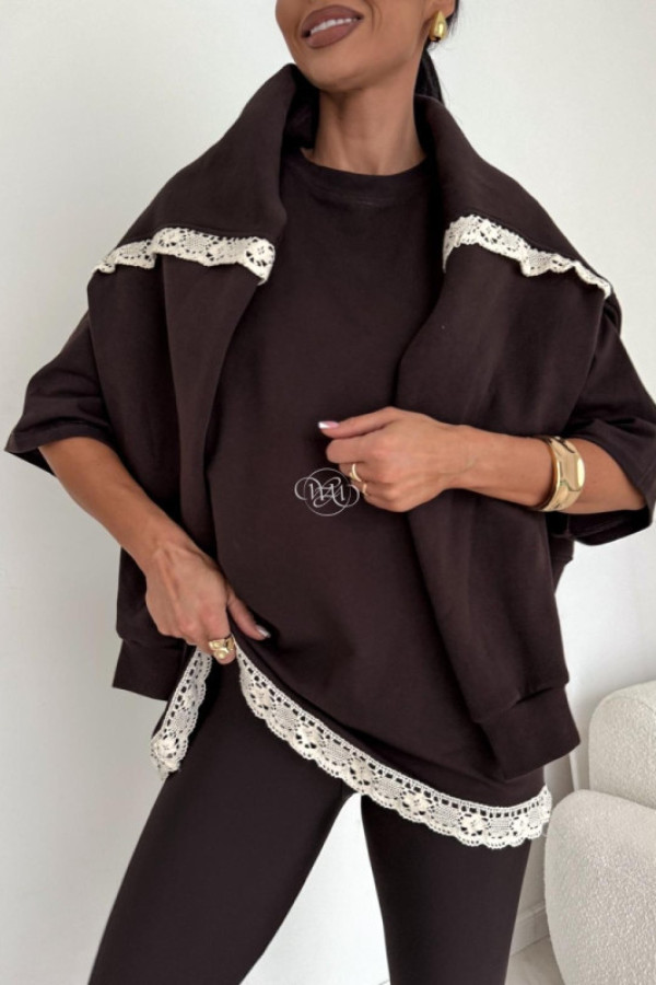 T shirt z koronką bali