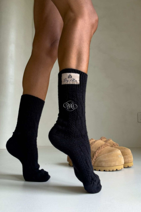 Skarpety wool – czarne