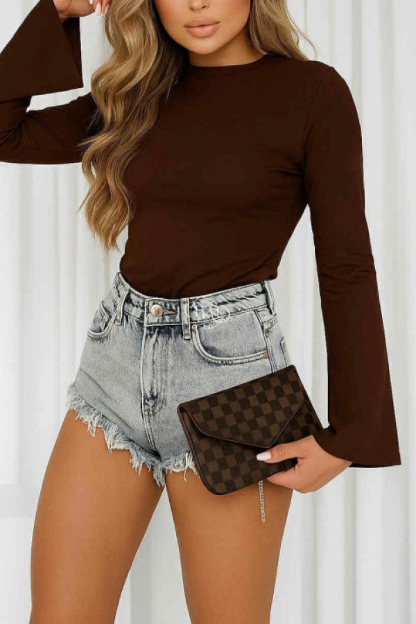 Bluzka valentino czekolada