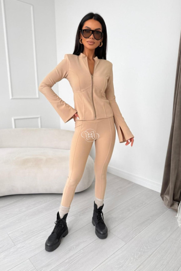 Komplet kelly beżowy