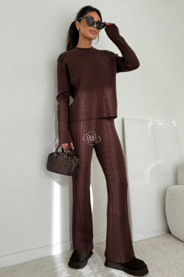 Komplet meglia czekoladowy