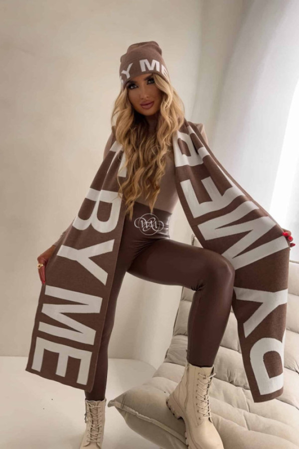 Czapka by me - mokka