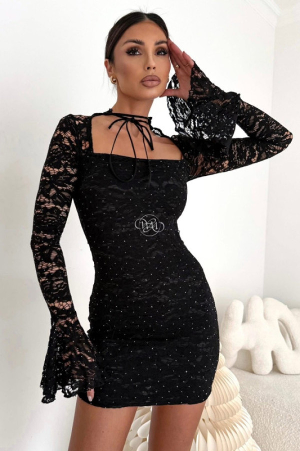 Sukienka lace glow muse czarna