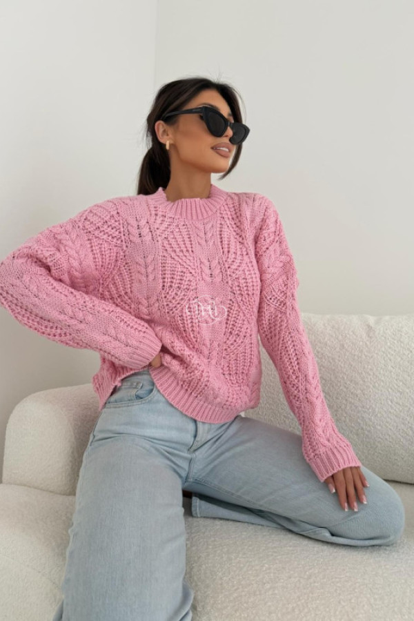 Sweter verona różowy