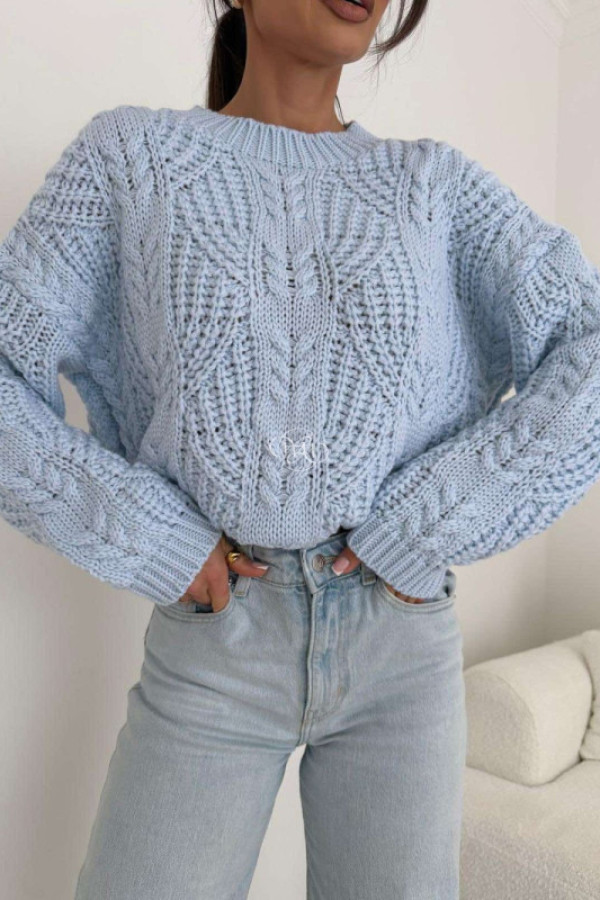 Sweter verona niebieski