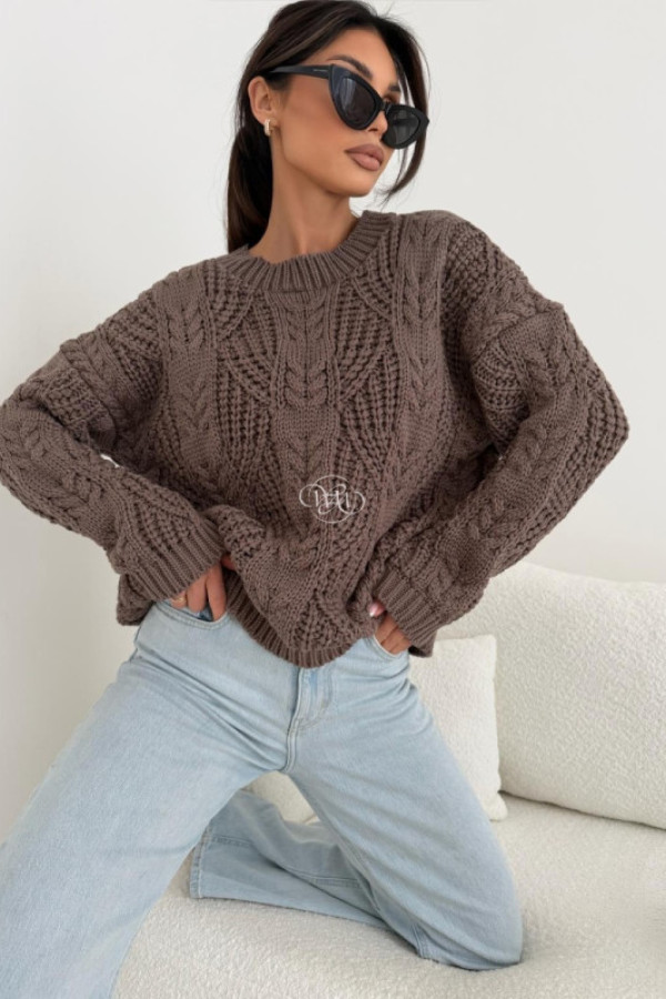 Sweter verona czekolada