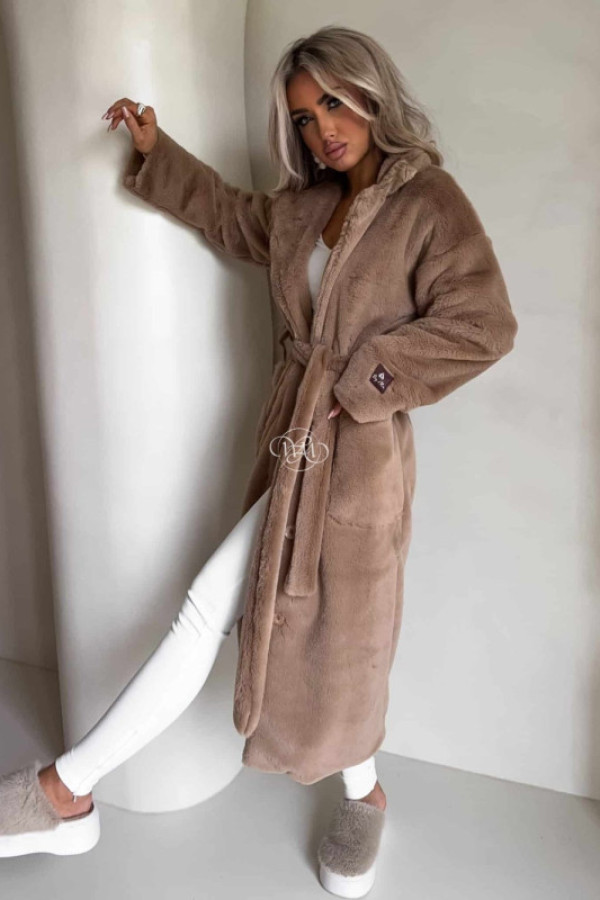 Płaszcz noelle – ciepły beż