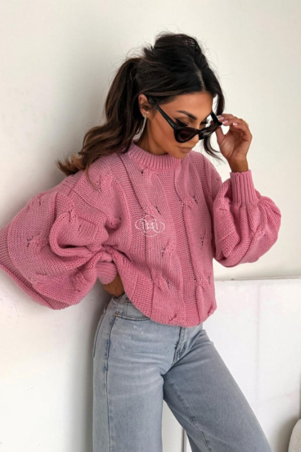 Sweterek roma różowy