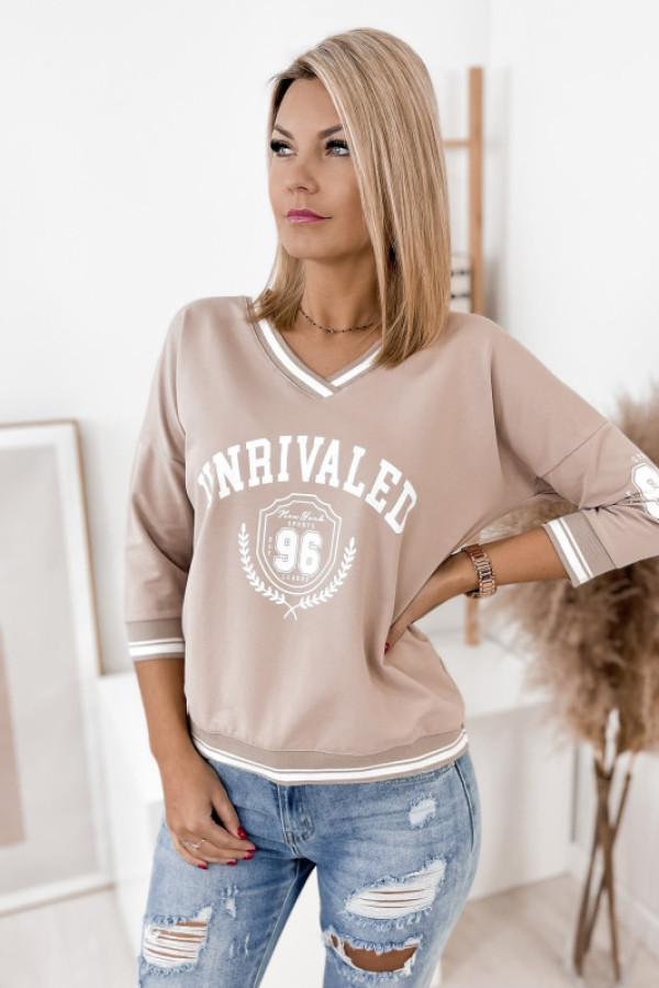 Bluzka unrivaled beżowa