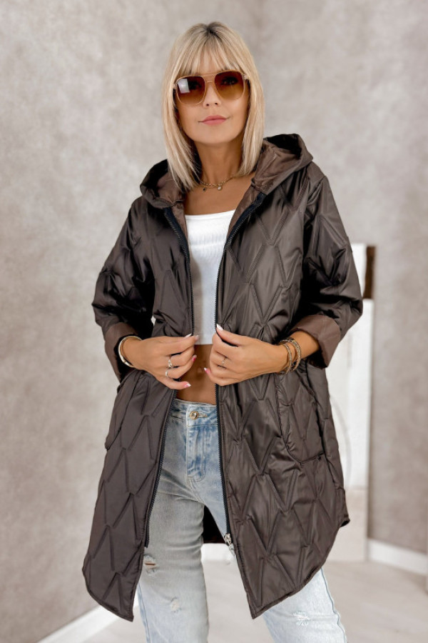 Kurtka fjorden brązowa