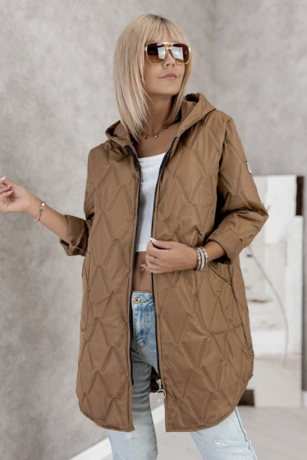 Kurtka fjorden karmelowa