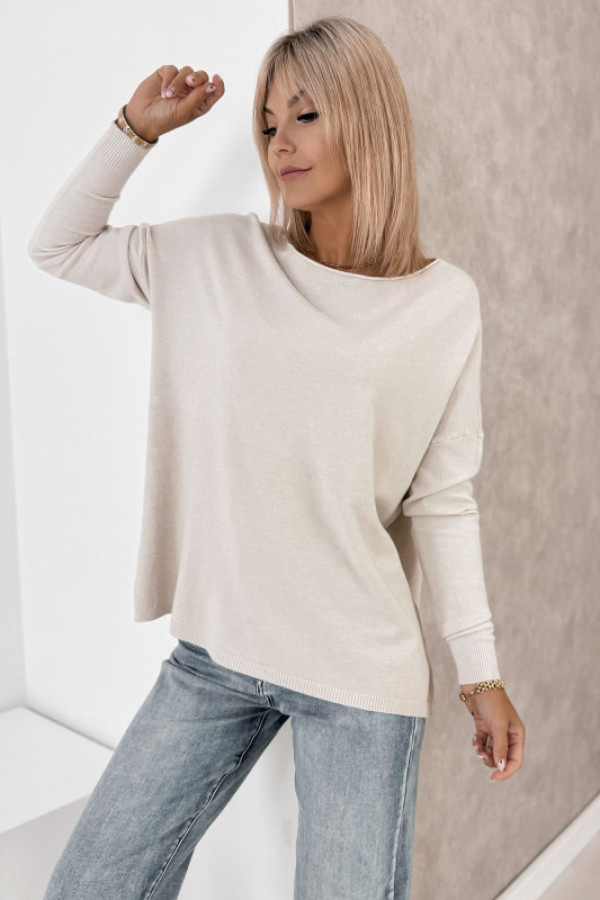 Sweter tromso beżowy