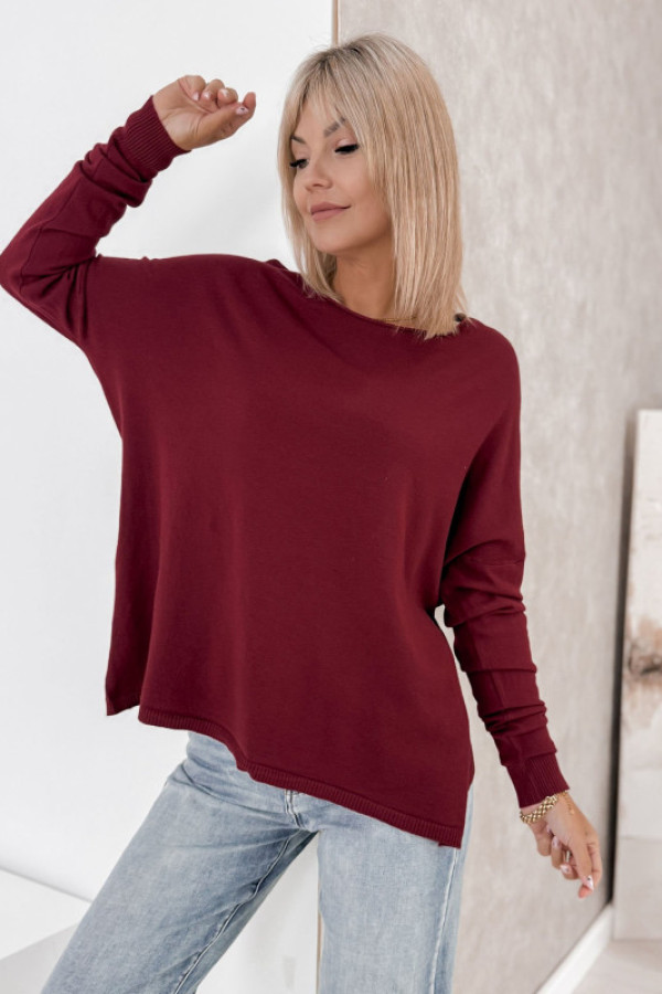 Sweter tromso bordowy