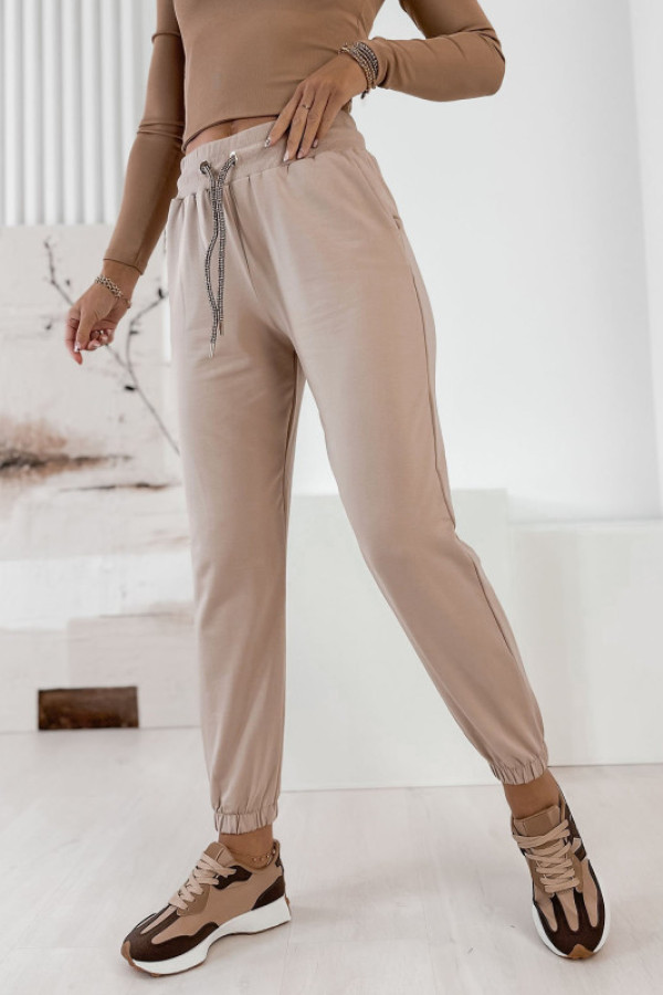 Spodnie skadi beżowe