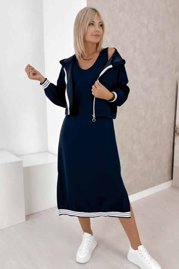 Komplet hikari granatowy