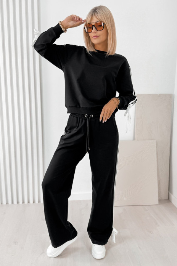Komplet dresowy riker czarny