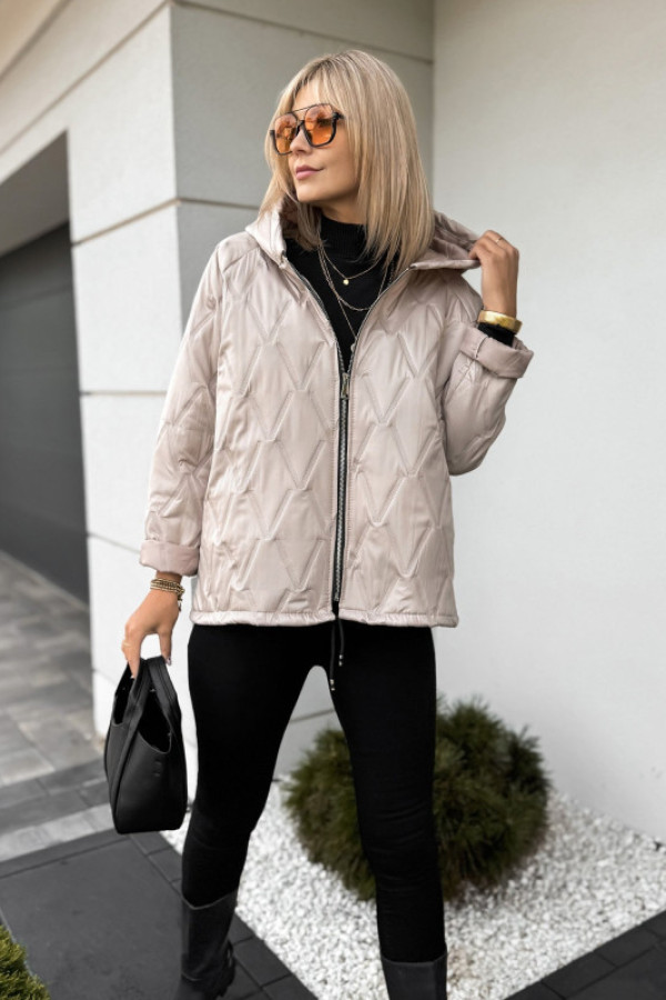 Kurtka elinor beżowa