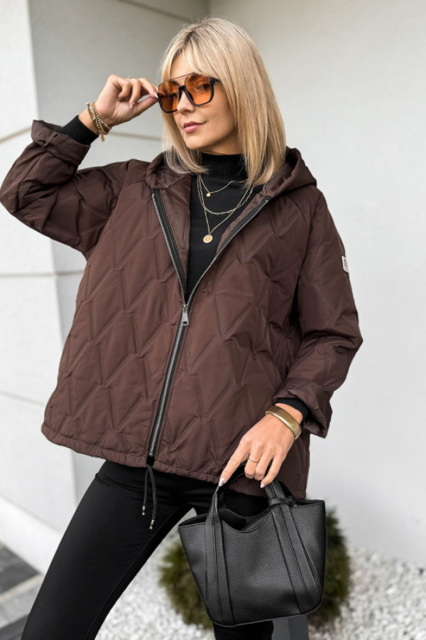 Kurtka elinor brązowa