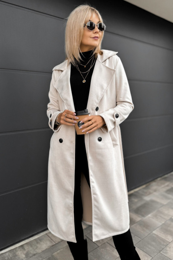 Płaszcz akram beżowy