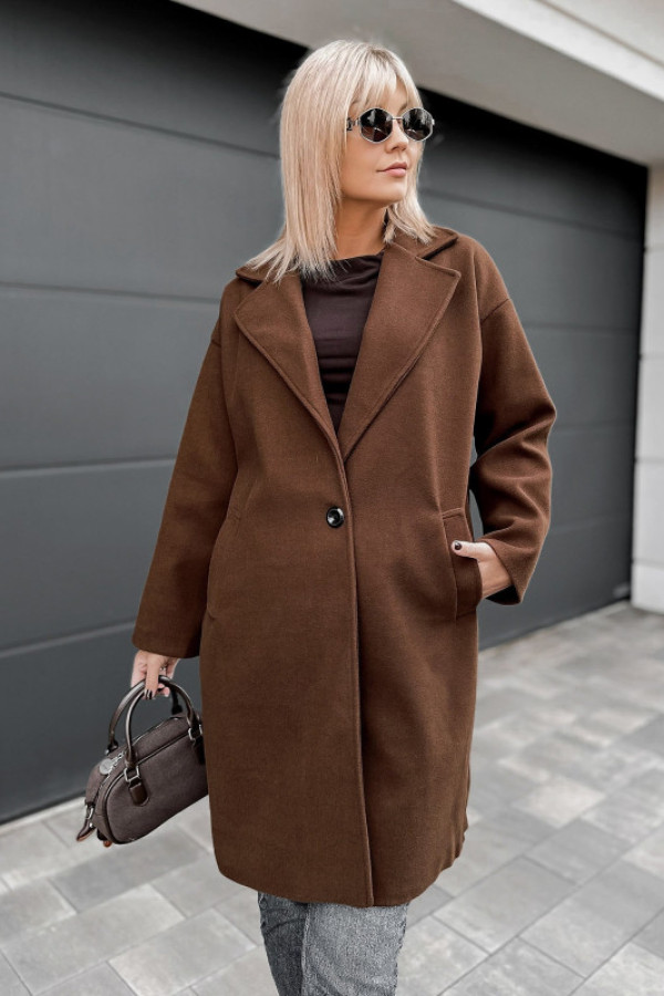 Płaszcz randall brązowy