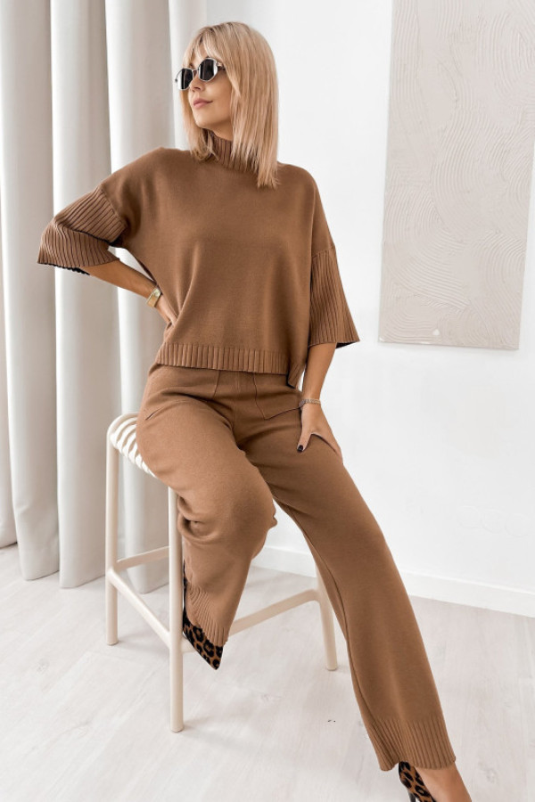 Komplet kernan karmelowy