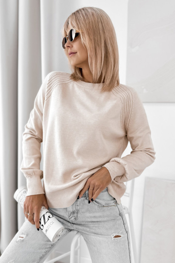 Sweter federica beżowy