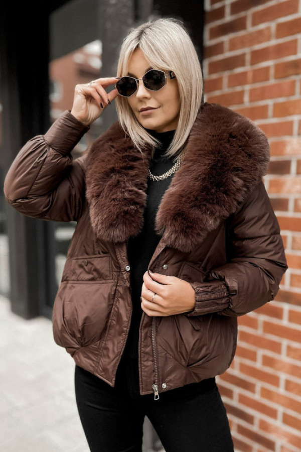 Kurtka cordoba brązowa