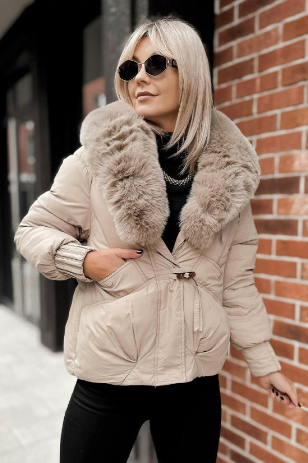 Kurtka cordoba beżowa