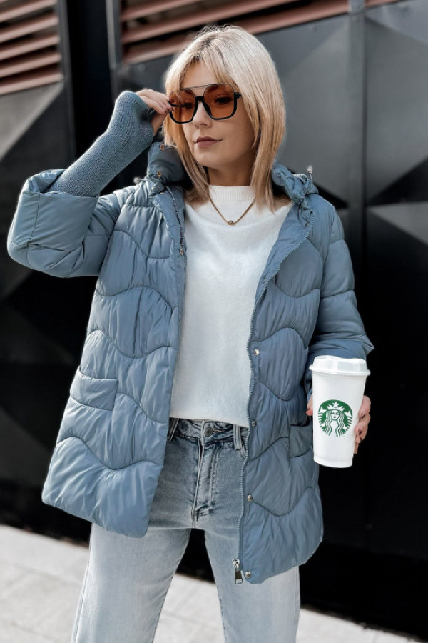 Kurtka skane błękitna